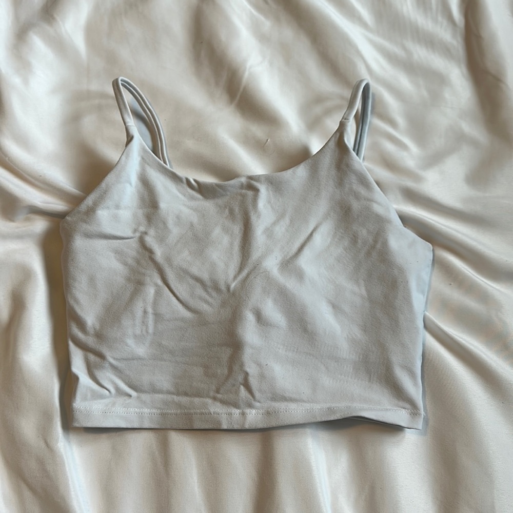 White athletic top
